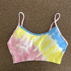 NWOT - Fit Booty Apparel - Tie-Dye Sports Bra - M